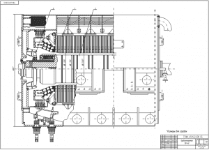 1.	Сборочный чертеж турбогенератора ТВ-40 с напряжением 10,5 кВт А1