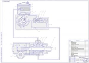 1.	Схема рулевого управления грузового среднетоннажного автомобиля ЗИЛ-4333 (формат А1) 