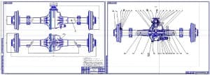 1.	Сборочные чертежи заднего моста внедорожника УАЗ-3163 Патриот (формат  2хА1)