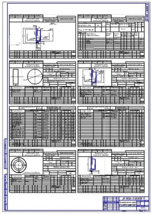 Чертеж технологической карты на изготовление крышки корпуса (формат А1)