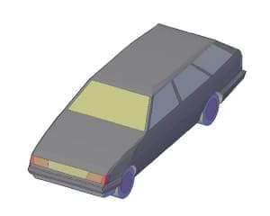 12.	Общего вида чертеж автомобиля легкового C-MWAGON в 3D формате