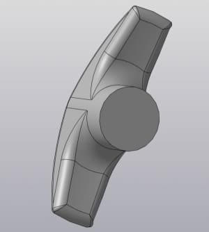 12.	Рукоять – деталь 3D-моделировании