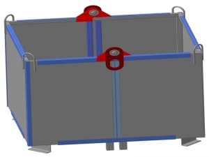 13.	3-D модель контейнера для отходов