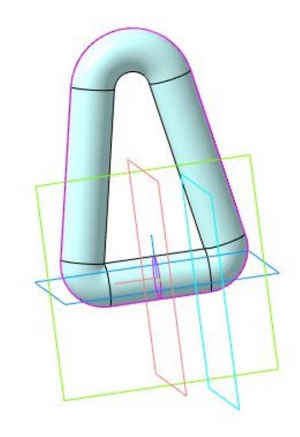 13.	Звено под крюк 3D