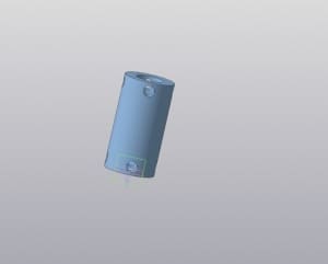 14.	3-D модель втулки с отверстиями