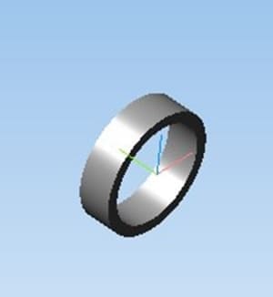 3D чертеж кольца