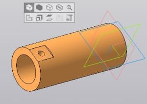 3D модель монтажной втулки