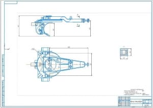 1.	Сборочный чертеж тяговой рамы автогрейдера А1
