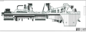Чертеж паровой турбины модели ПТ-80-130, А2х4