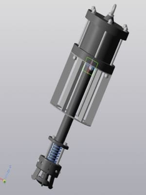 1.	3-D модель сборочной конструкции устройства для выпрессовки гильз