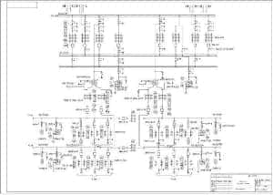 1.	Чертеж схемы электрических соединений главной при проектировании РПС с указанными позициями (формат А1 )