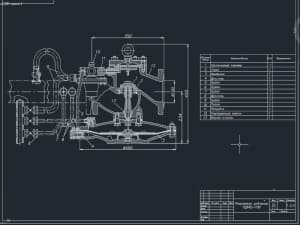 Проектный чертеж регулятора давления газа типа РДУК2-100