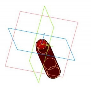 19.	3D-модель детали ось