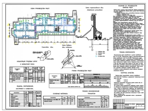 Чертеж технологической карты на устройство свай С10-30 фундамента 9-ти этажного жилого дома; A1