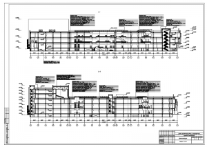 Архитектурно-строительный чертеж решений строительства торгового центра, А1