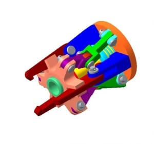 3D модель сборки съемника