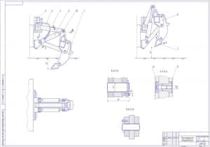 2.	Общий чертеж рыхлительного оборудования (формат А1)