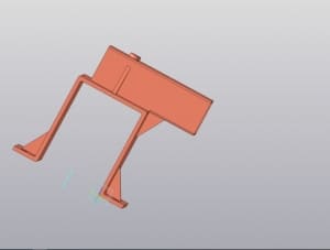 23.	3-D модель крепежа
