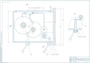 2.	Сборочный чертеж коробки скоростей, А1