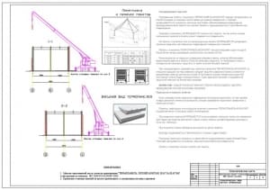 3.	Технологическая схема монтажа термопанелей с общим описанием: Складирование панелей