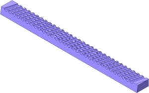 3.	3-D модель плоской наружной протяжки