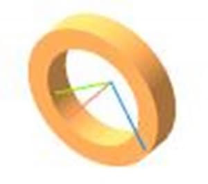 3.	Деталь «кольцо» в 3- D плоскости
