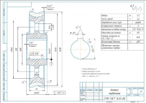 3.	Деталь "червячное колесо", А3