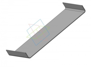 3.	Деталь боковина 3D