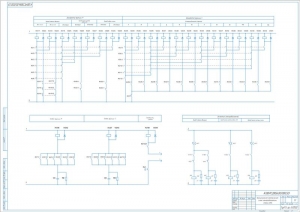 3.	Технический чертеж принципиальной электрической схемы электроавтоматики станка, А1
