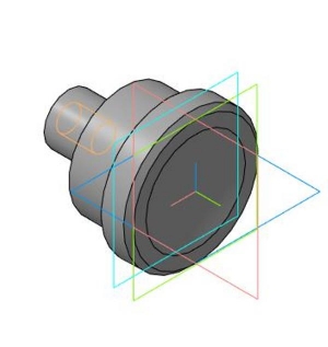 3.	Кнопка в 3D-проекции