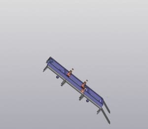 37.	3-D модель стапеля