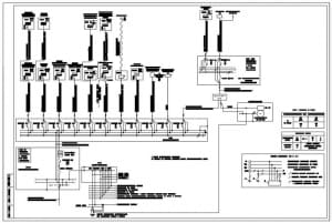 Электрическая схема с системой заземления TN-C-S