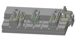 4.	Конструкция кондуктора в сборе в проекции 3-D