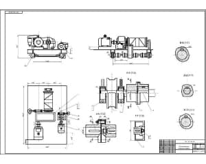 4.	Сборочный чертеж тележки грузовой в масштабе 1:10, с указанием всех деталей и размеров  (формат А1)