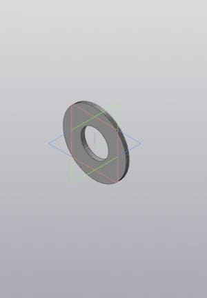 3D-чертеж Кольцо маслоудаления 