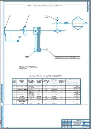 5.	Схема кинематическая и указания по смазке маслоизготовителя А1 