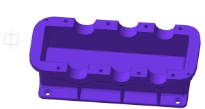 6.	3-D модель нижней части корпуса редуктора