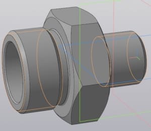 9.	Корпус клапана 3D-модель детали