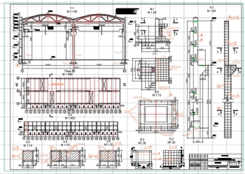 Разработка железобетонного каркаса одноэтажного производственного здания