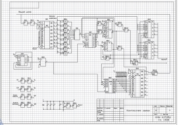 Разработка контроллера связи в базисе ИС К155