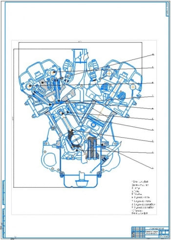 Двигатель 6G74-DOHC Mitsubishi