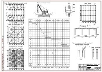 Монтаж строительных конструкций промышленного здания