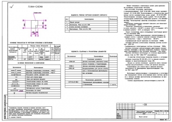 Общие данные А2 с план-схемой, ведомостью чертежей и ссылочных и прилагаемых документов, условными обозначениями