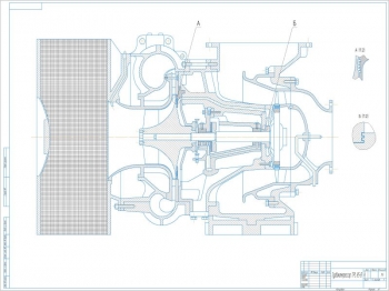 Турбокомпрессор TPL 85-B судового двигателя модели 6 RTA 96C