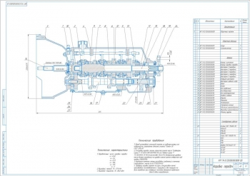Проект модернизации 6-ступенчатой КПП Ford Trasit
