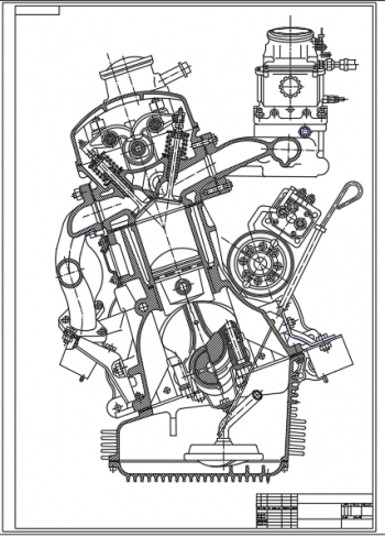 Двигатель автомобиля Москвич-2140 (8,2-7)