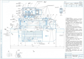 Сборочный чертеж асинхронного электродвигателя, 4хА1