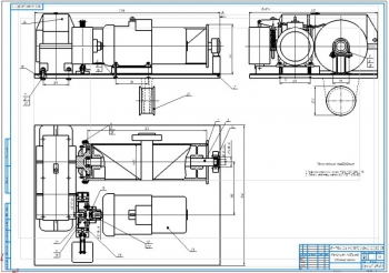 2.	Сборочный чертеж механизма подъема крана (А1)