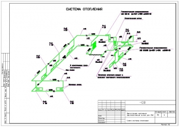 21.	Схема системы отопления А3