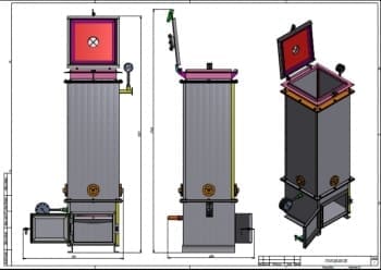 2.	Чертеж сборочный газогенератора с указанными размерами (формат А2)